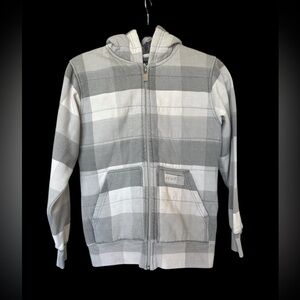 Matix Boys Medium (10) Plaid Hooded Jacket — Y2K Skater Style